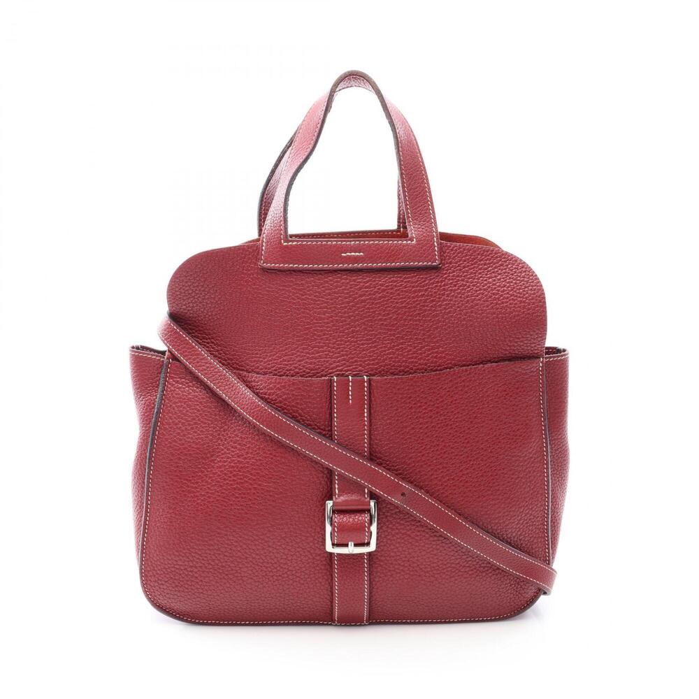 Hermes HERMES Arzan 31 Handbag, Leather, Taurillon Clemence, Women's, Bordeaux